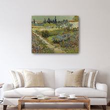 Flowering Garden with Path, 1888 by Vincent Van Gogh