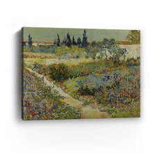 Flowering Garden with Path, 1888 by Vincent Van Gogh