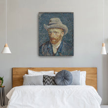 Self-Portrait with Grey Felt Hat, 1887 by Vincent Van Gogh