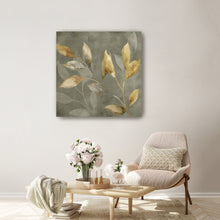 Leaves on Grey