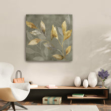 Leaves on Grey