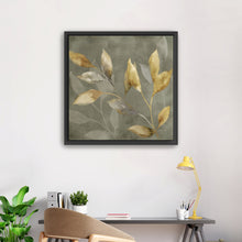 Leaves on Grey