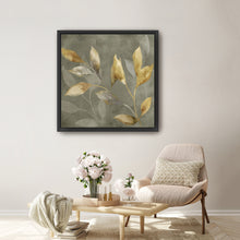 Leaves on Grey
