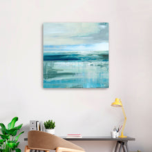 Abstract Sea and Teal