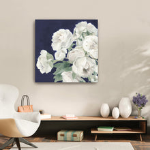 Peonies on Navy
