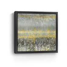 Rain Abstract I Yellow Gray