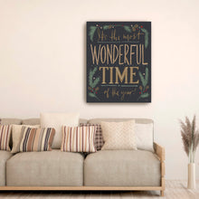 Black Wonderful Time Greenery