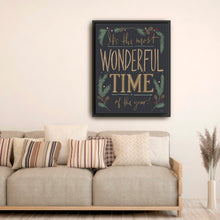 Black Wonderful Time Greenery