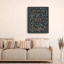 Black Merry And Bright Greenery