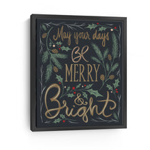 Black Merry And Bright Greenery