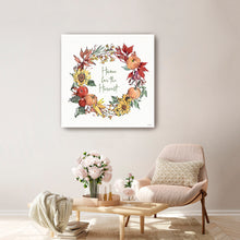 Leaf Wreath Home For the Harvest