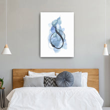 Abstract Watercolor in Blue