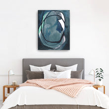 Dark Blue Modern Art