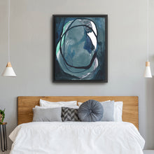 Dark Blue Modern Art