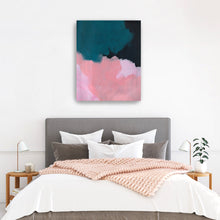 Pink And Blue Abstract