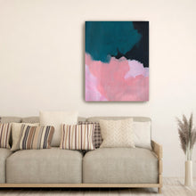 Pink And Blue Abstract