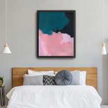 Pink And Blue Abstract