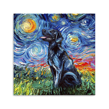 Black Labrador Canvas Wall Art