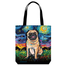 Fawn Pug Night Tote Bags (Pack of 50)