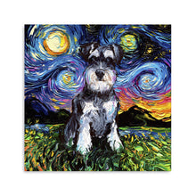 Schnauzer Canvas Wall Art
