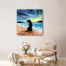 Beach Days - Black Labrador