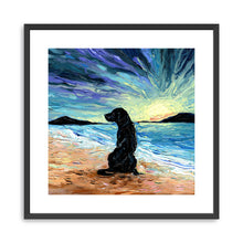 Beach Days - Black Labrador