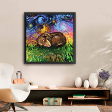 Sleepy Dachshund Pup Night