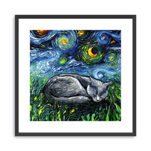 Sleepy Russian Blue Night