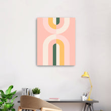 Midcentury Rainbow Abstract
