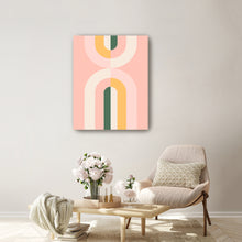 Midcentury Rainbow Abstract