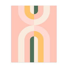 Midcentury Rainbow Abstract