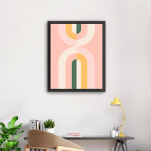 Midcentury Rainbow Abstract