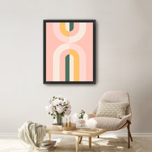 Midcentury Rainbow Abstract
