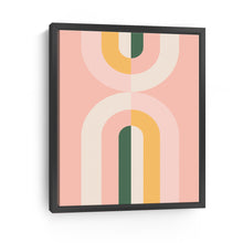 Midcentury Rainbow Abstract