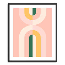 Midcentury Rainbow Abstract