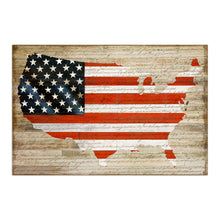 America on Wood Base