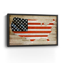 America on Wood Base