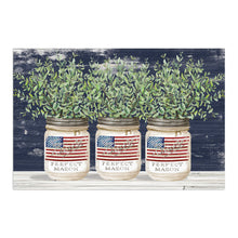 Flag Mason Jar Trio