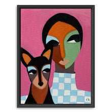 Girl And Her Dog