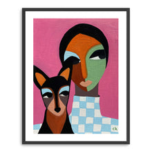 Girl And Her Dog