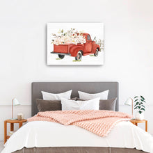 Red Floral Truck