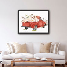 Red Floral Truck