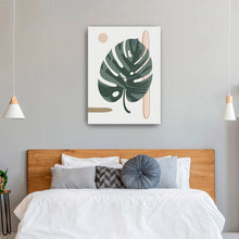 White Montsera Leaf