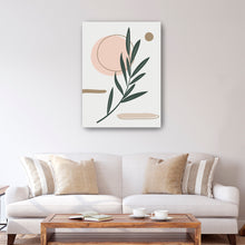 White Boho Leaf