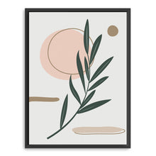 White Boho Leaf