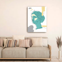 Blue Greek Woman