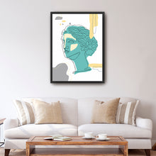 Blue Greek Woman