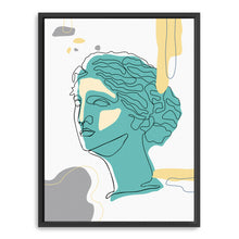 Blue Greek Woman