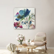 Turquoise on Watercolor Floral