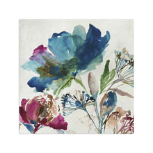 Turquoise on Watercolor Floral